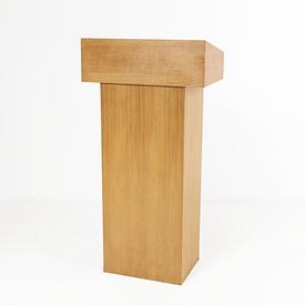 Hardwood Rectangular Base Lecturn