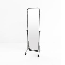 Chrome Frame Production Mirror on Castors 