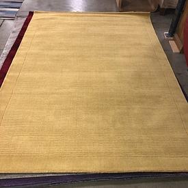 Yellow York Wool Pile Rug (7'7" x 5'3") 